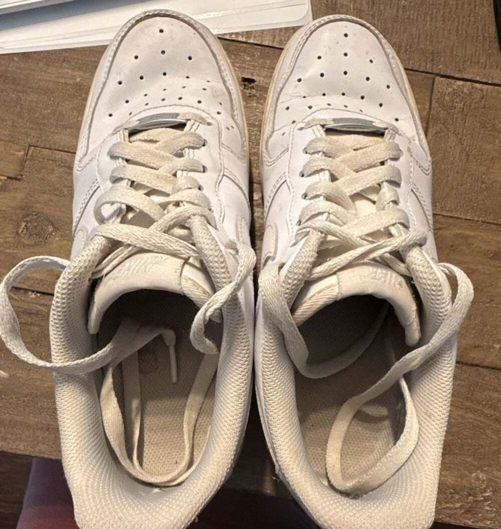 Nike Air Force 1 LE GS Low Triple White CW2288-111 Shoes Men Size 8